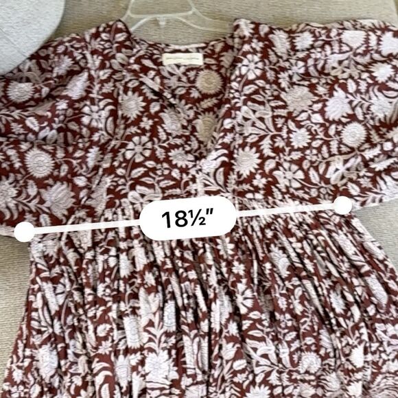 Daughters of India Kyra Mini Dress in Wine M NWOT - Picture 7 of 14